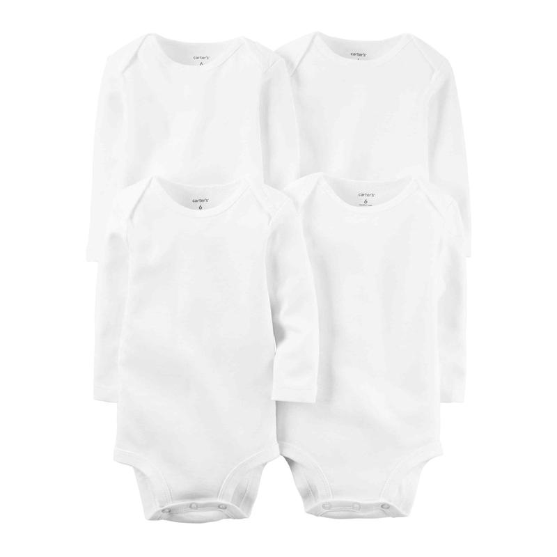 Kit body bebê 4 peças manga longa | Carter's