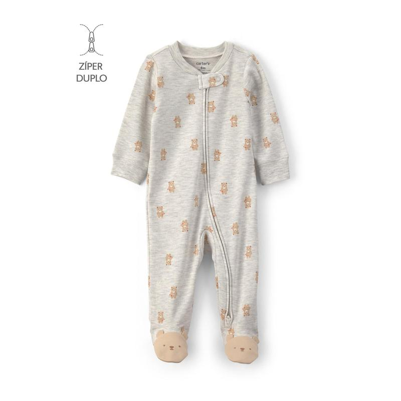 Macacão bebê com pezinho estampado | Carter's